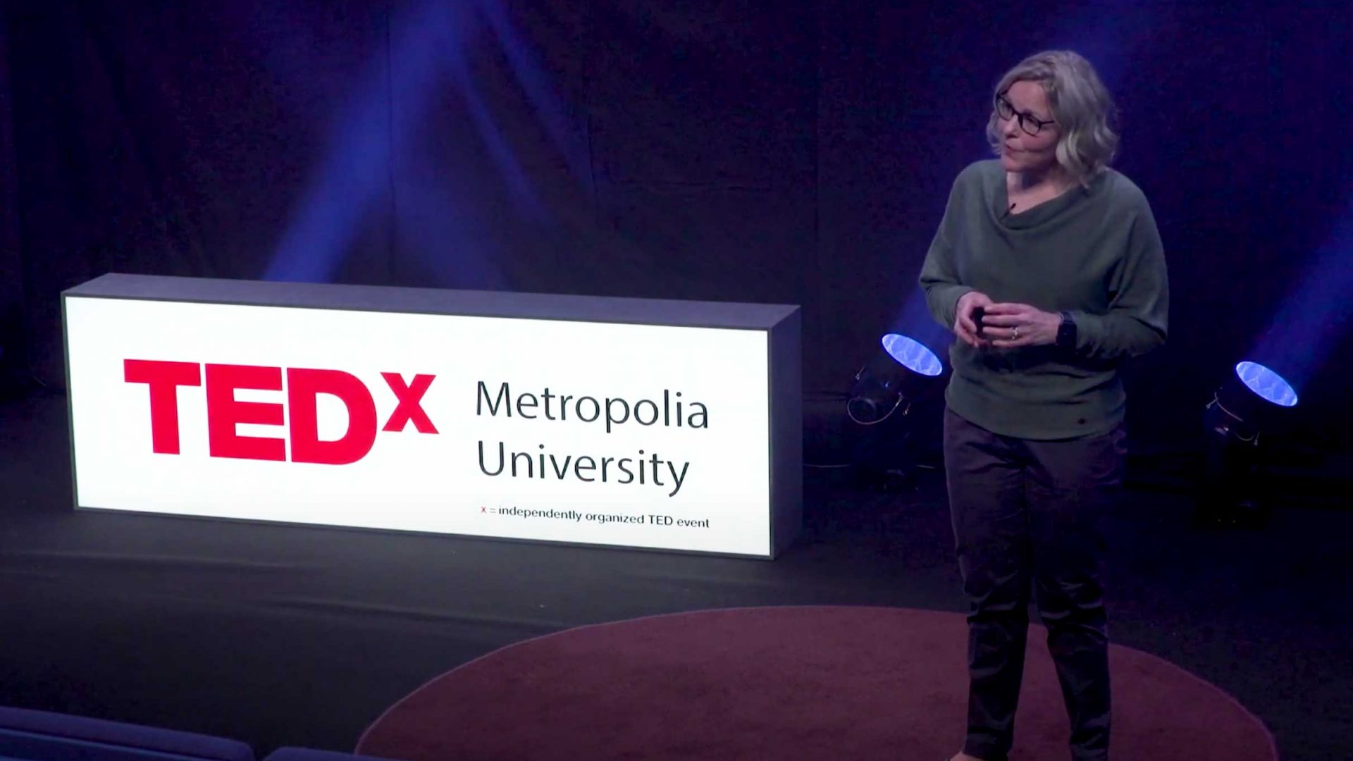 Salla Sipari Metropolia TEDx-lavalla.